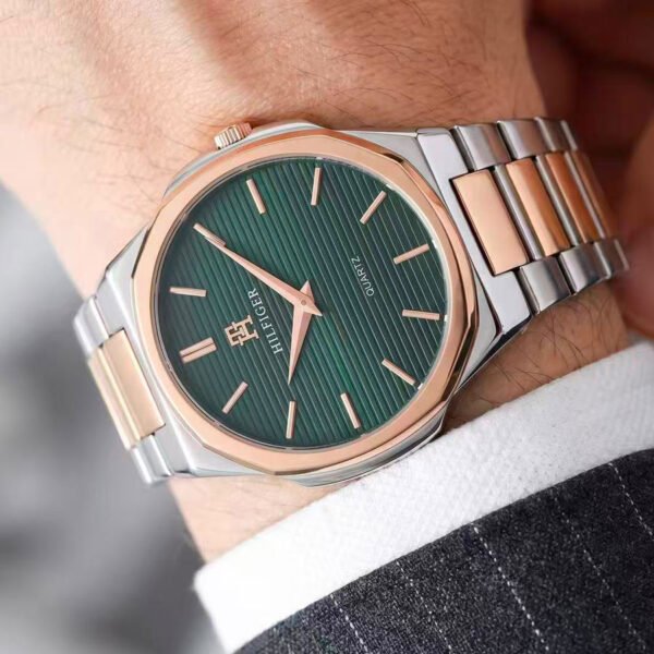 Green & Rose Gold Watch - Nova Reserve