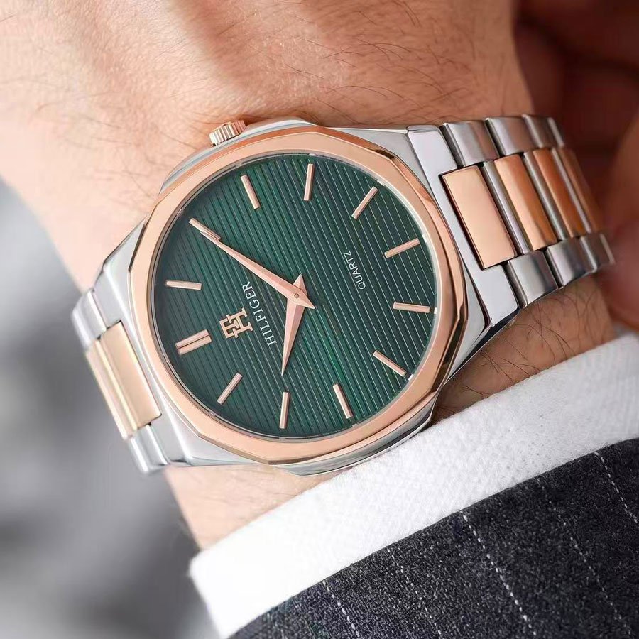 Green & Rose Gold Watch - Nova Reserve