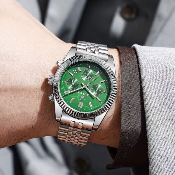 Green Chronograph Watch - Ember Spirit