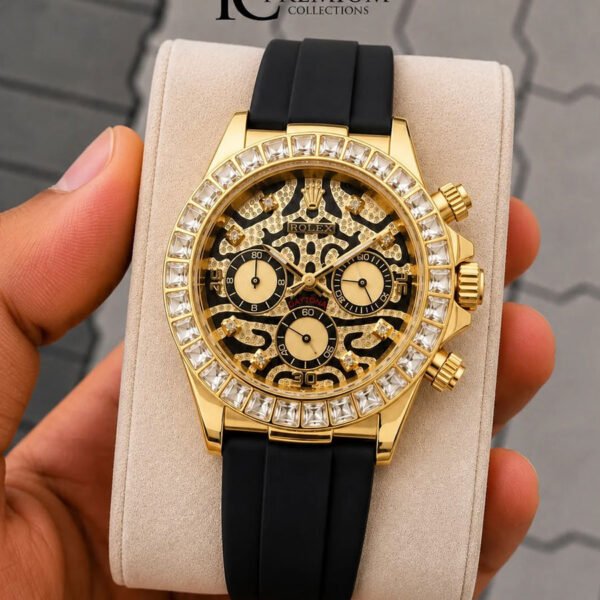 Black & Gold Automatic Watch - Harbor Classic