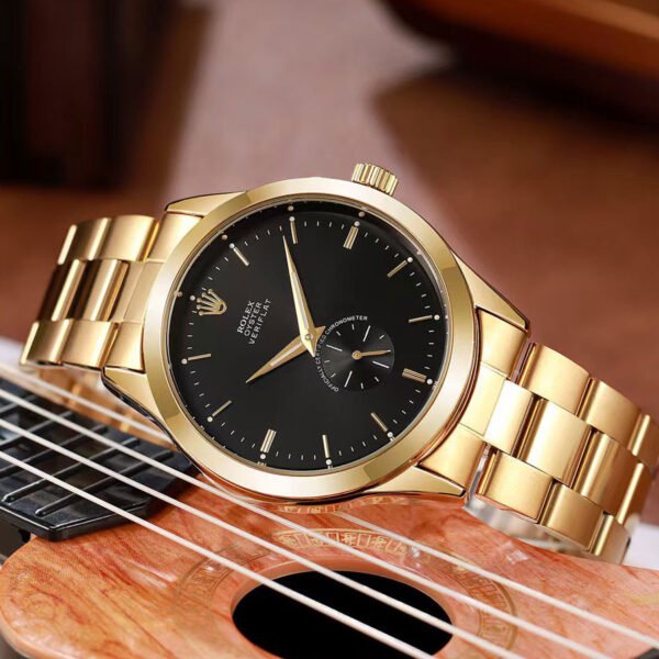 Black & Gold Watch - Apex Signature