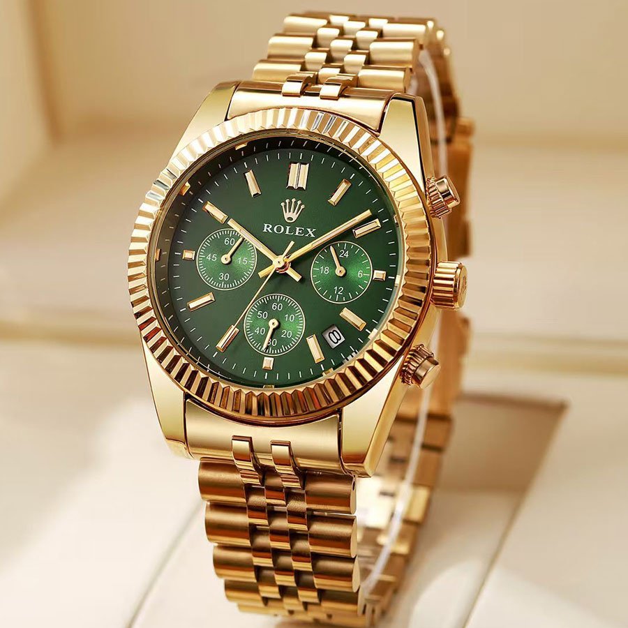 Green & Gold Watch - Falcon Craft