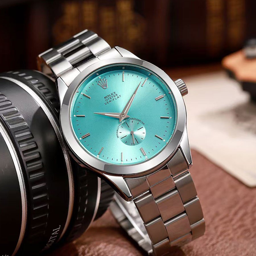 Silver & Blue Watch - Horizon Elite