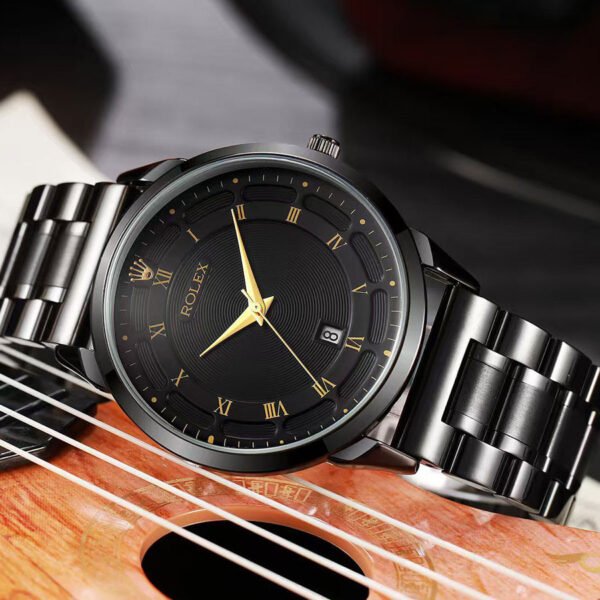Black & Gold Watch - Ember Reserve