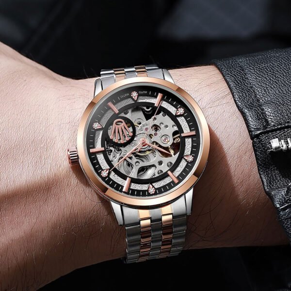 Silver & Rose Gold Watch - Horizon Craft