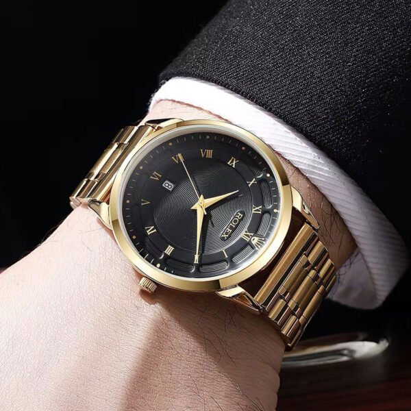 Black & Gold Watch - Summit Heritage