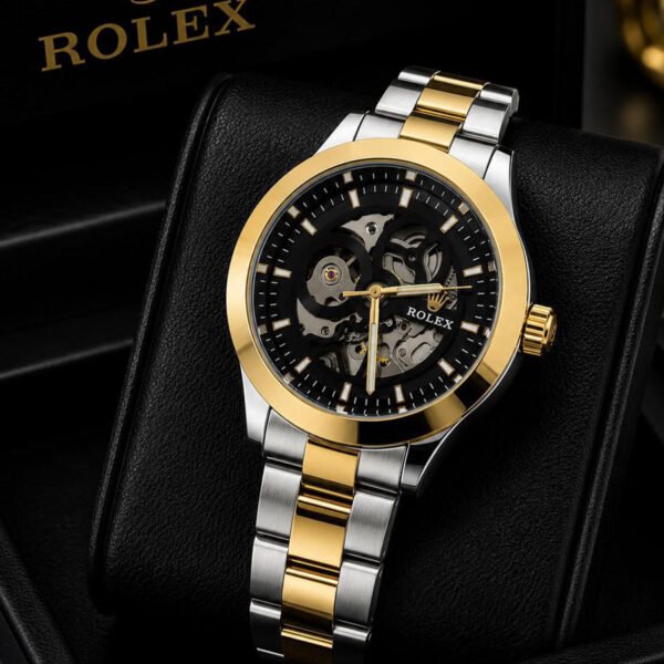 Black & Rose Gold Watch - Cascade Signature