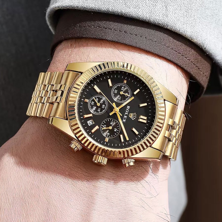 Black & Gold Watch - Summit Craft