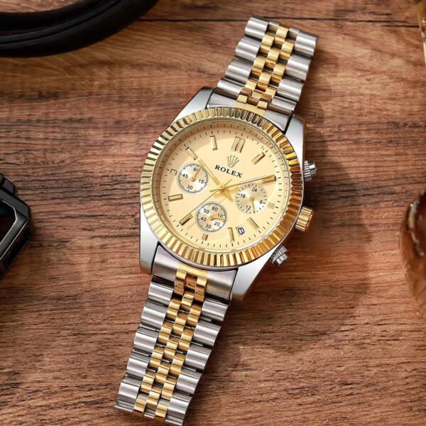Silver & Rose Gold Watch - Orion Reserve