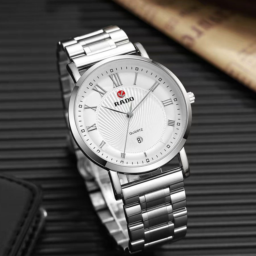White & Silver Watch - Vertex Design