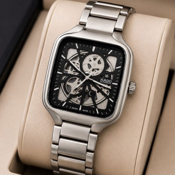 Black & Silver Automatic Watch - Falcon Core