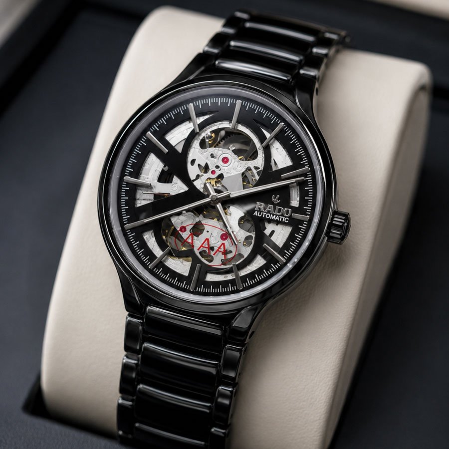 Black Automatic Watch - Falcon Reserve