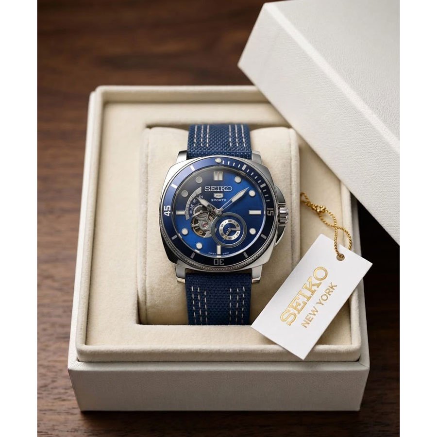Blue Automatic Watch - Summit Prime