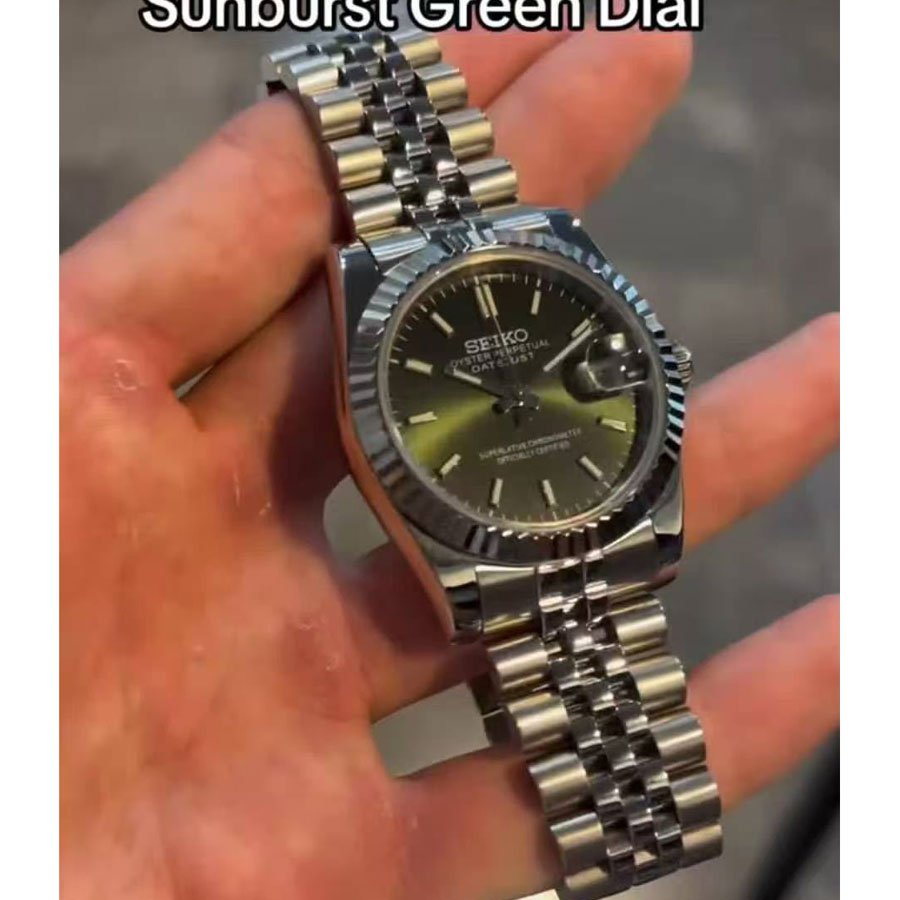 Green Two-Tone Watch - Orion Form
