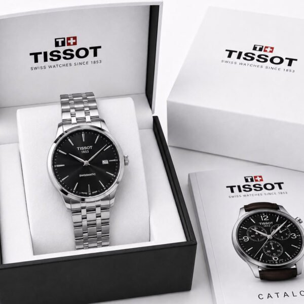 Black & Silver Watch - Cascade Edge