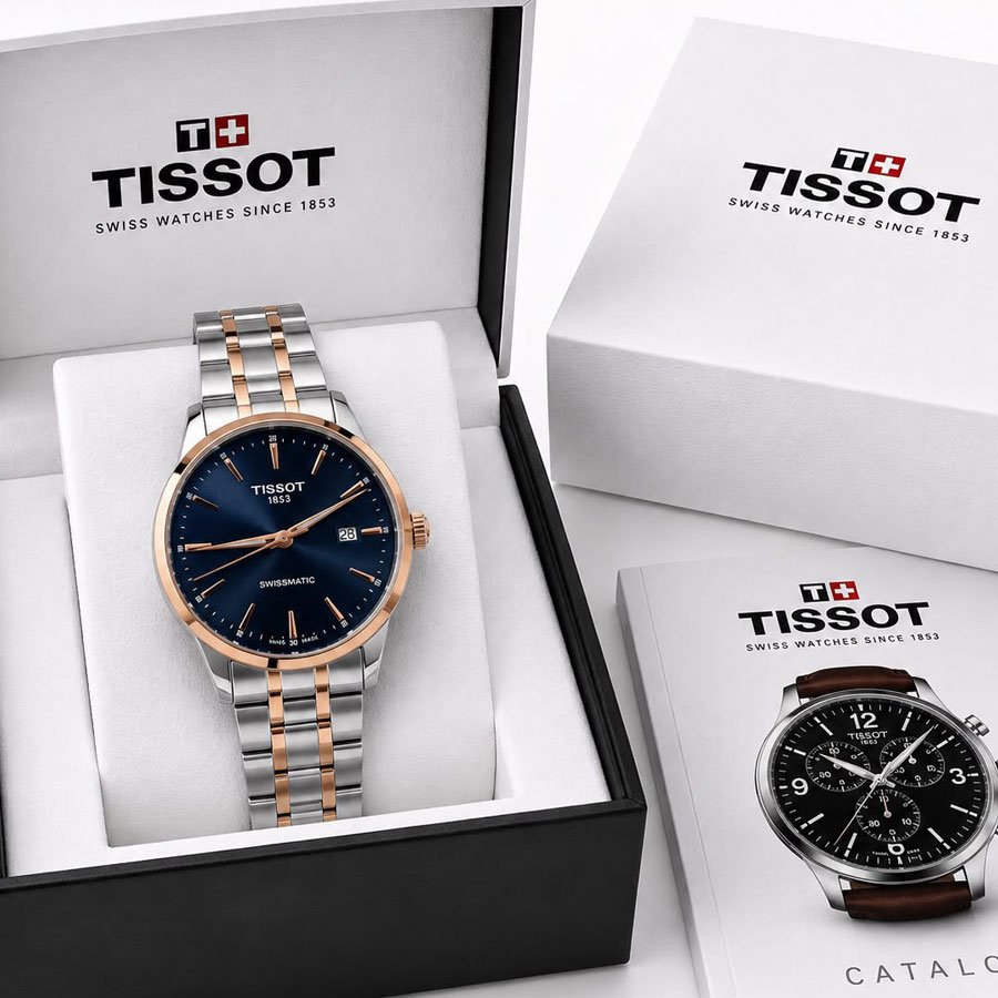 Blue Two-Tone Watch - Falcon Classic