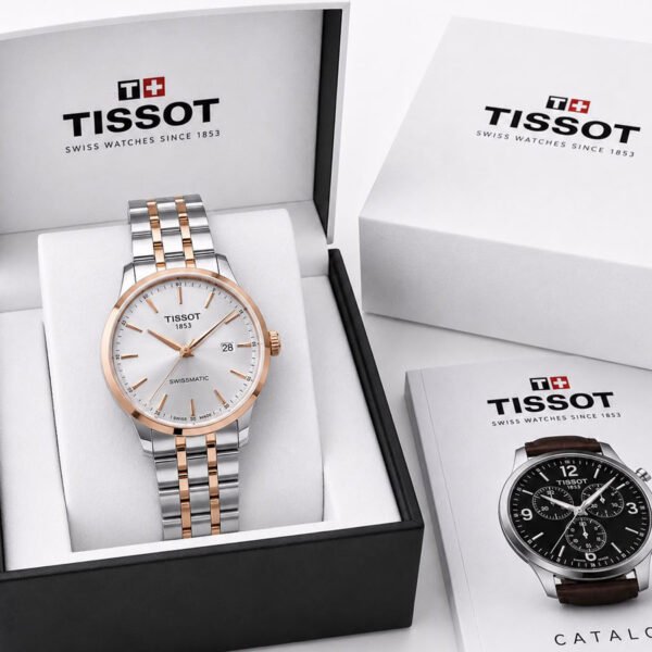 White & Rose Gold Watch - Horizon Reserve