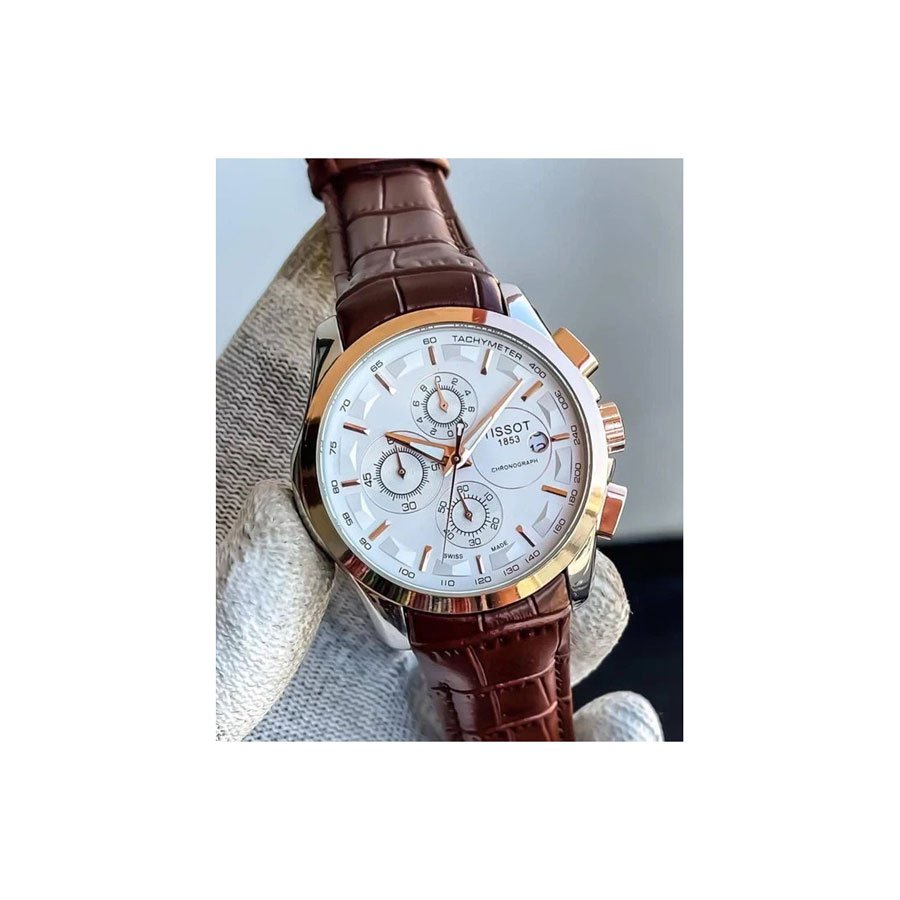 Brown & White Watch - Falcon Elite