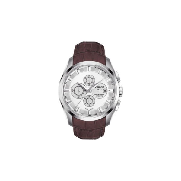 White & Brown Watch - Crest Prime
