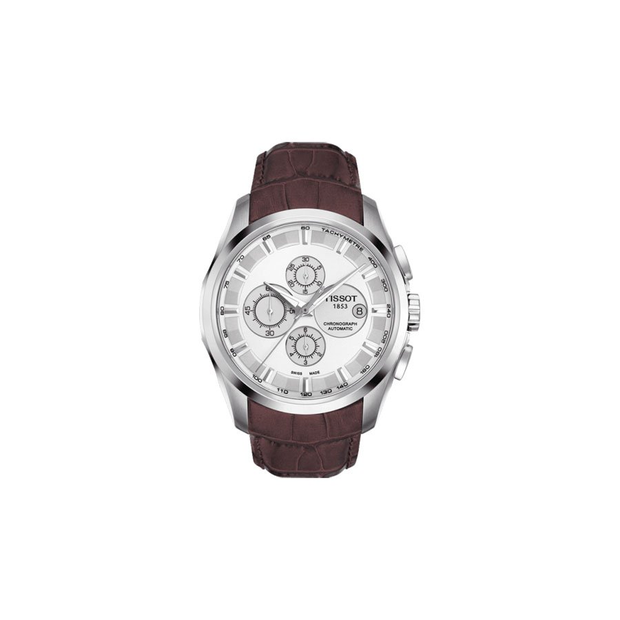 White & Brown Watch - Crest Prime