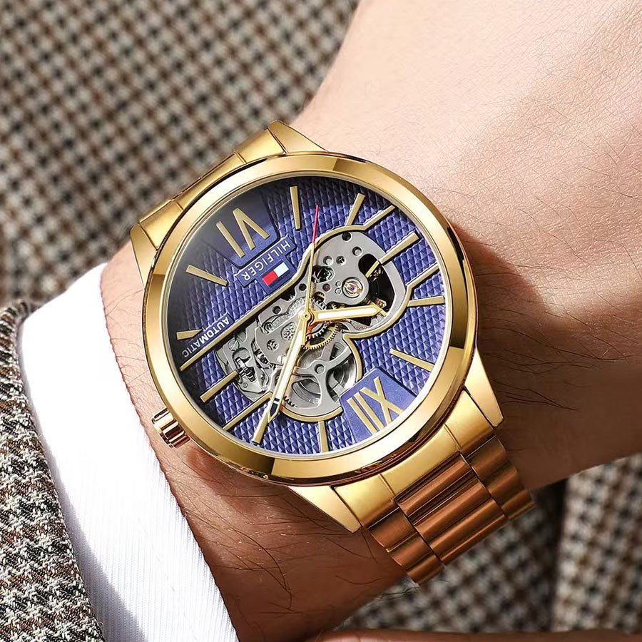 Gold Automatic Watch - Harbor Heritage