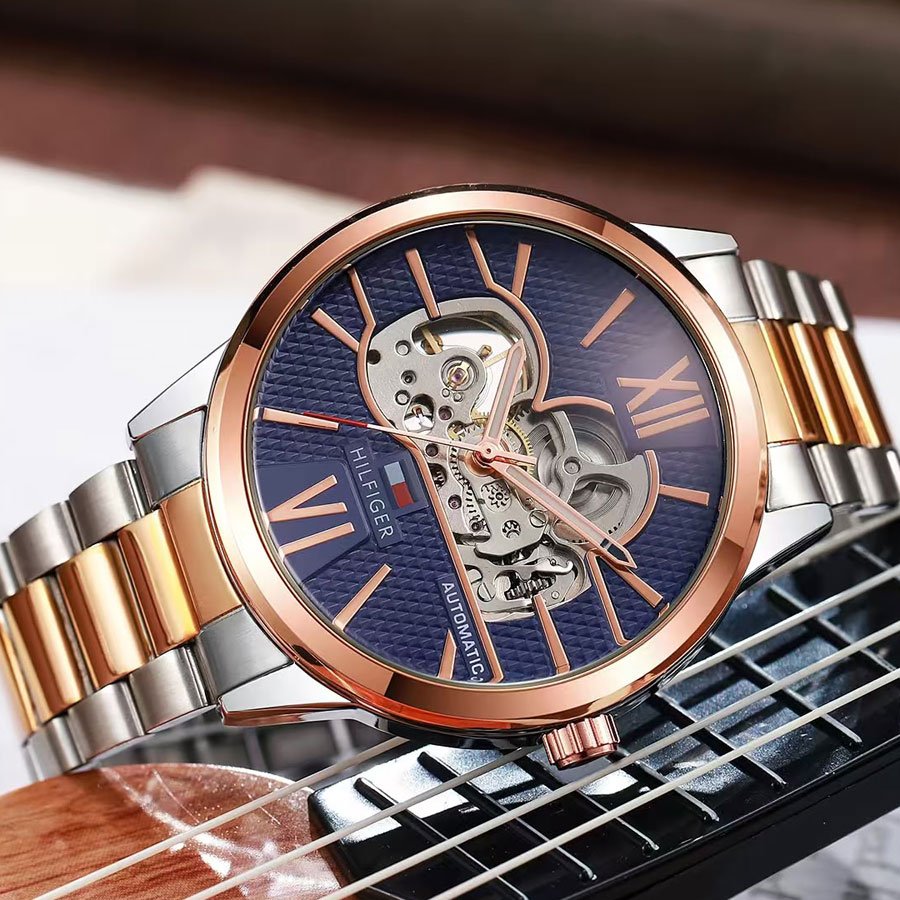 Rose Gold Automatic Watch - Vertex Select