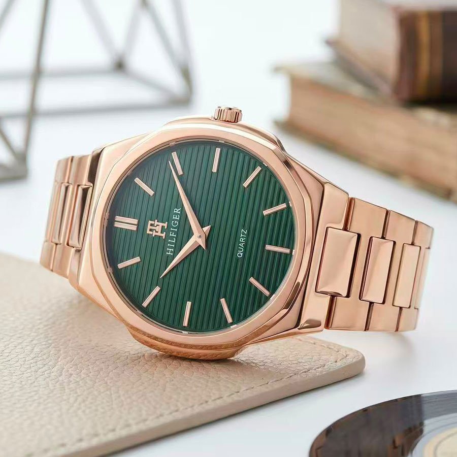 Green & Rose Gold Watch - Apex Select