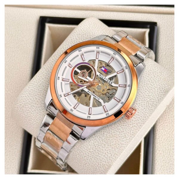 Rose Gold & Silver Watch - Aurora Heritage