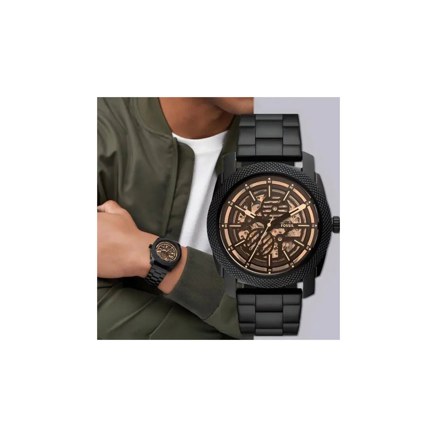 Black Automatic Watch - Ember Studio