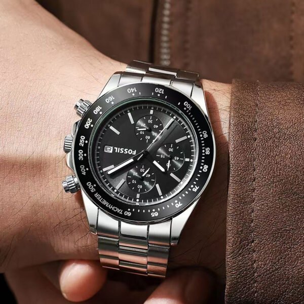 Black & Silver Watch - Ember Design