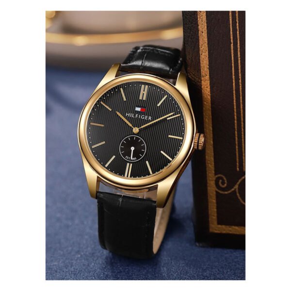 Black & Gold Watch - Vertex Reserve